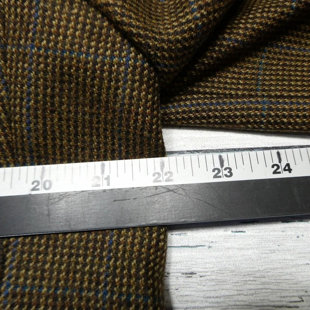 Marshall Field's Blazer Mens 42R Brown Plaid Wool Tweed Sport Coat Jacket Canada